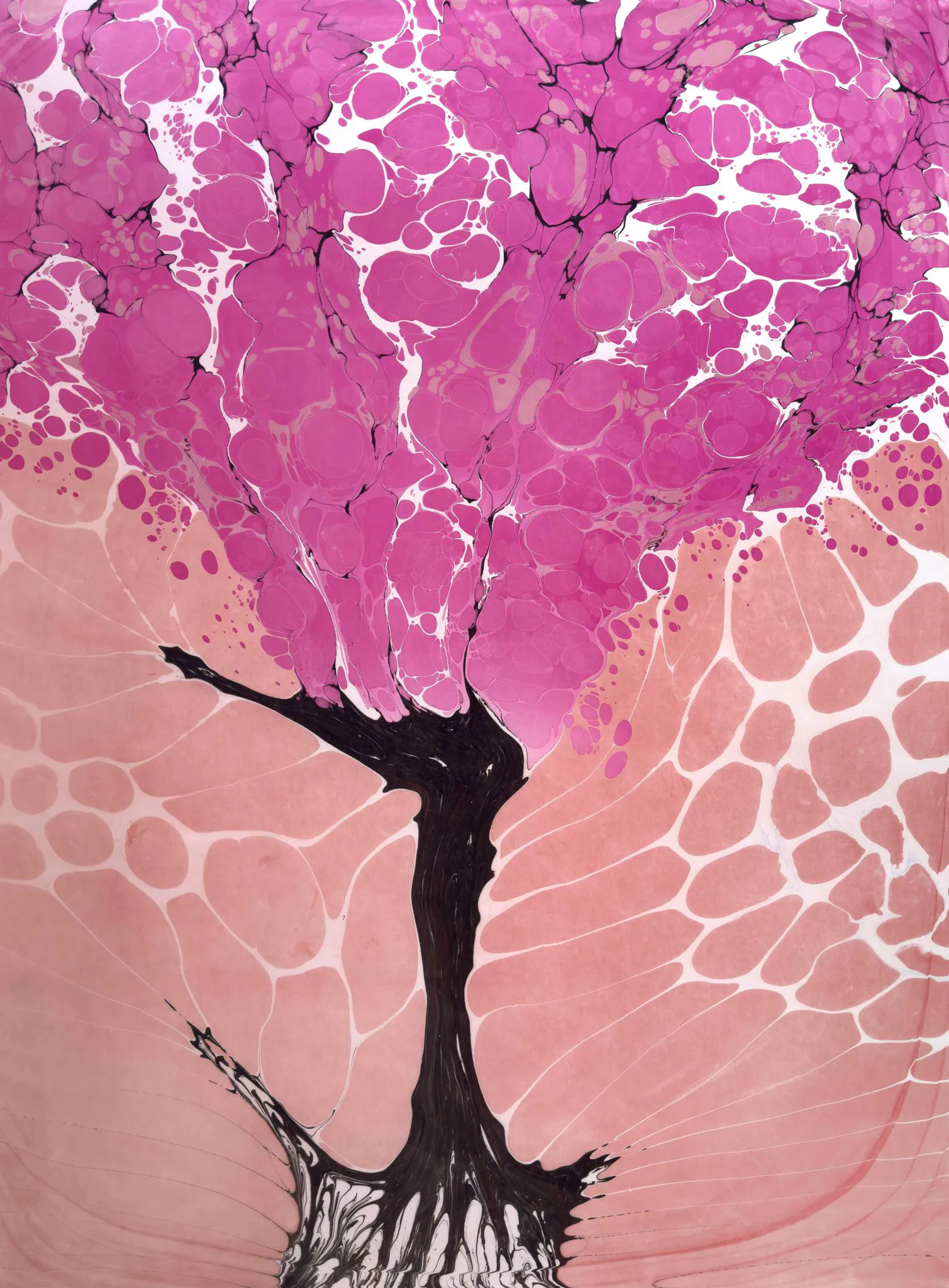 y058078-0-yuko-pinku-no-ki-190x130cm-suminagashi-on-sateen-2023-web-1509x2048